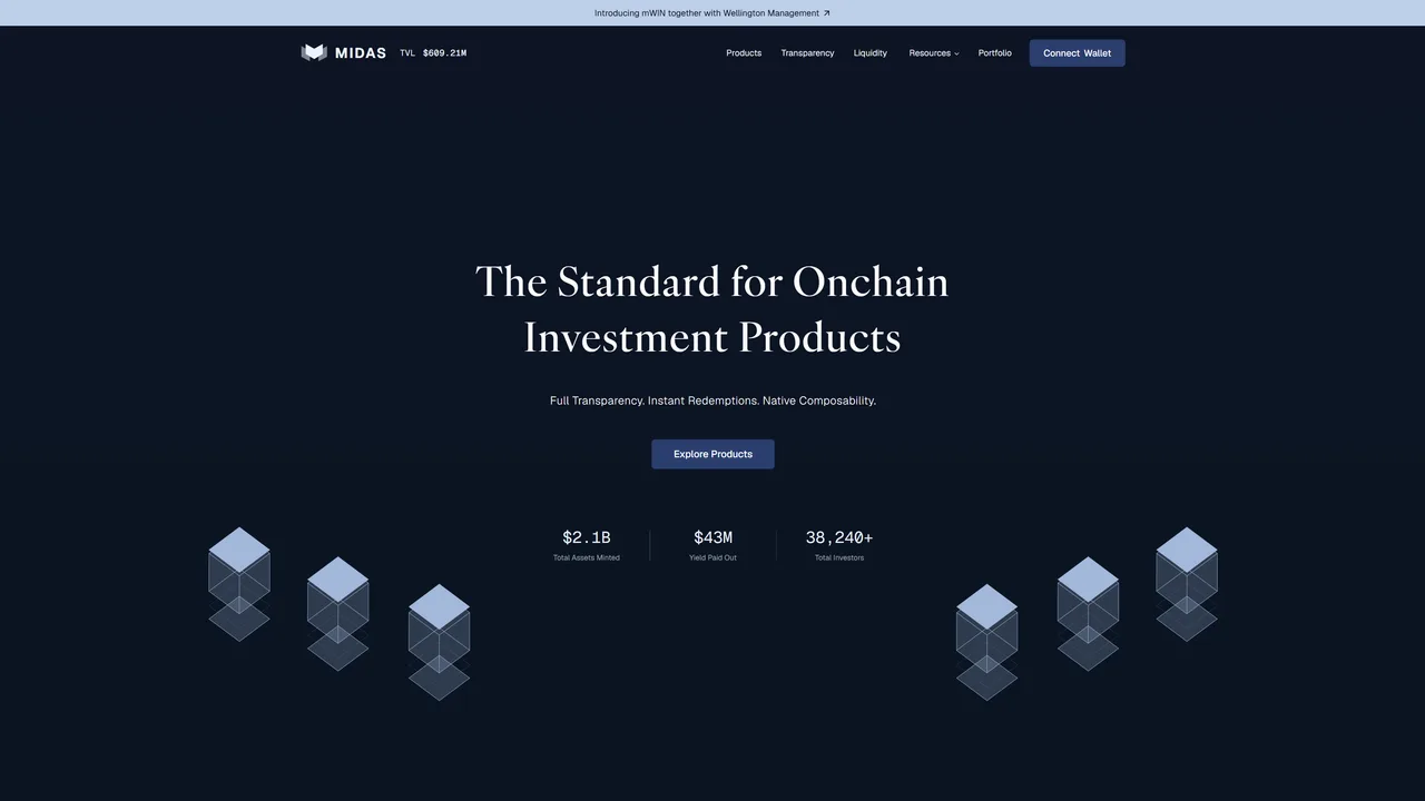Midas — tokenized treasuries onchain (mTBILL, mBASIS, eUSD)